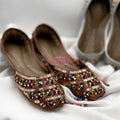 Handmade_Copper_Multi_&_Off_White_Multi_Beaded_Khussa_for_Women 1