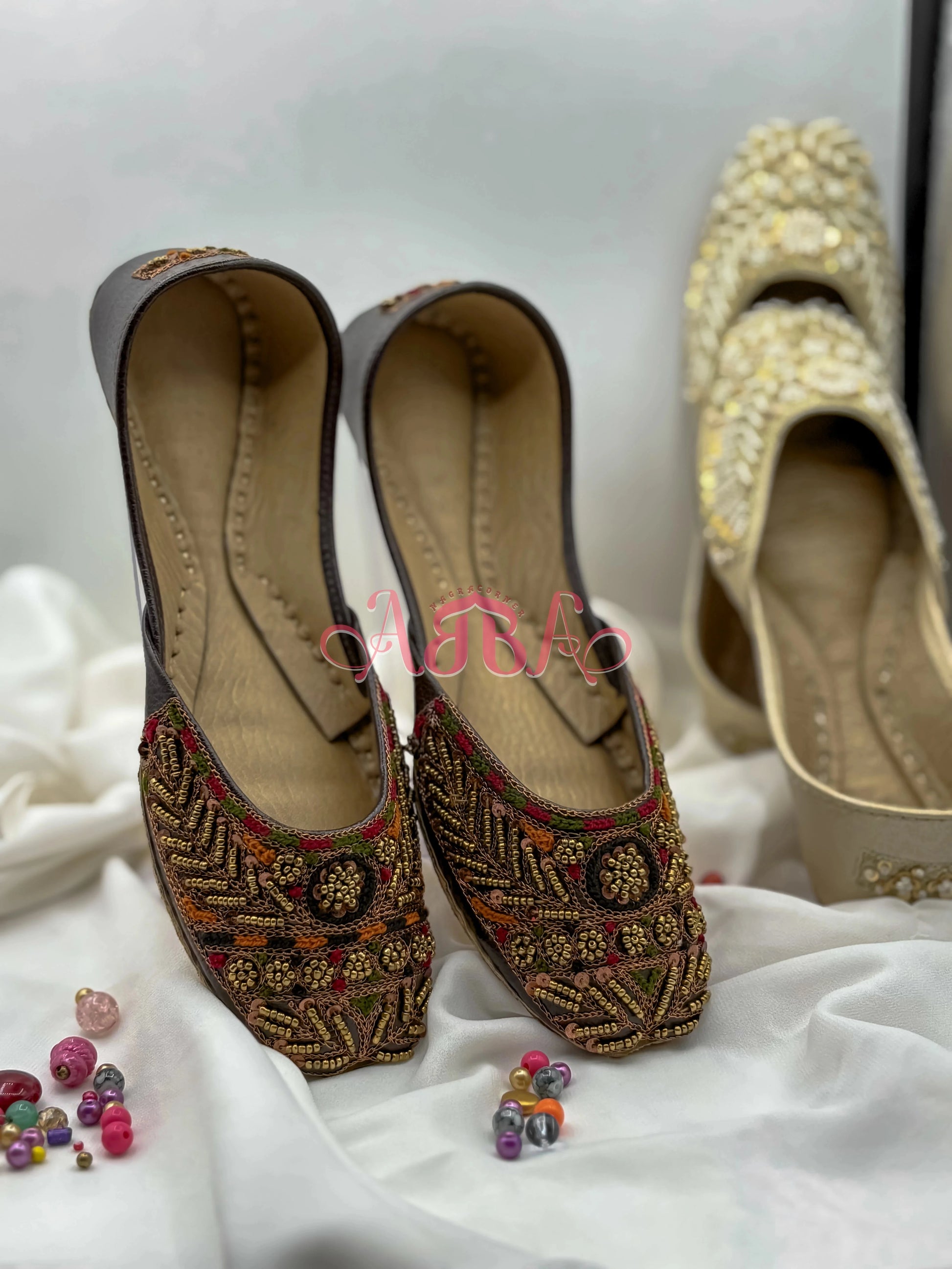 Zarqash_Beaded_Khussa_for_Women 5